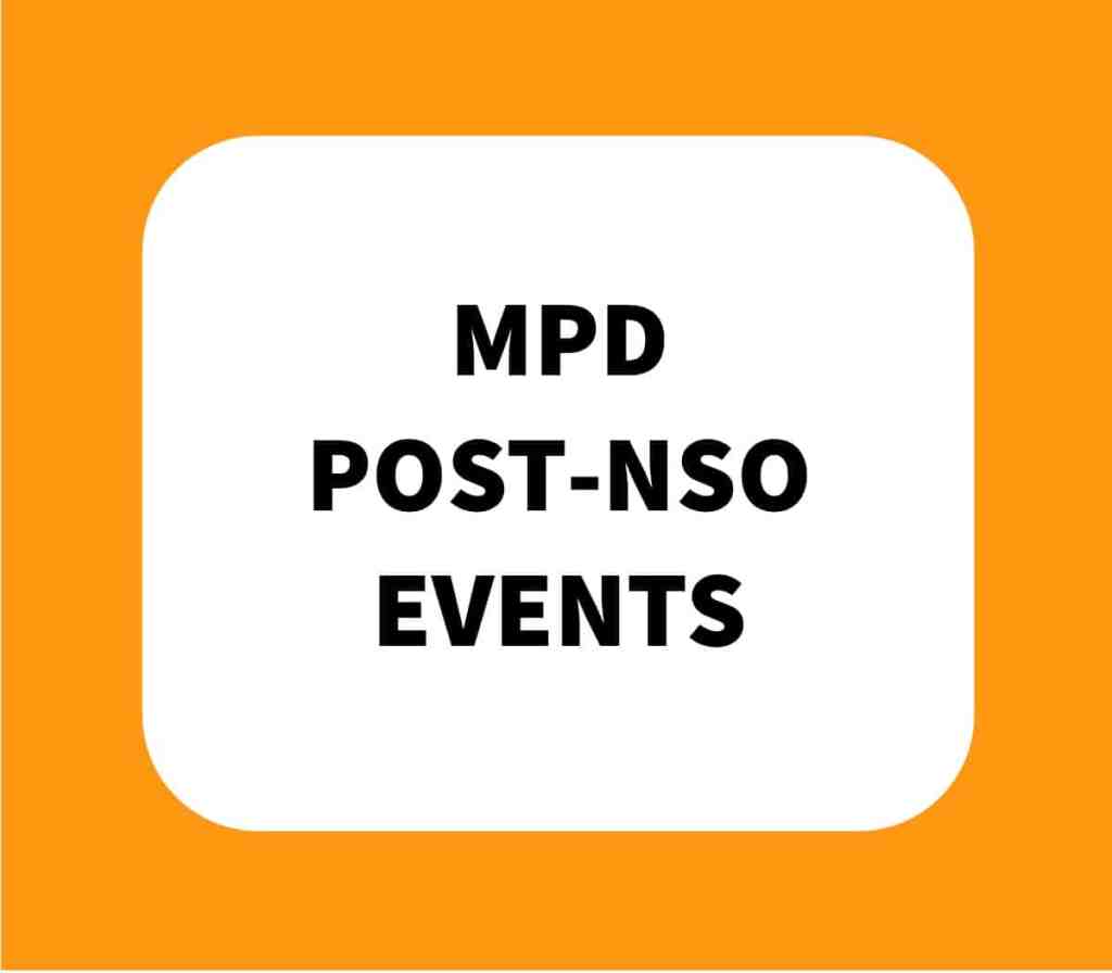 Important Info Buttons MPD POST-NSO